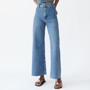 ZARA marine straight jeans, size 2, blue jean color